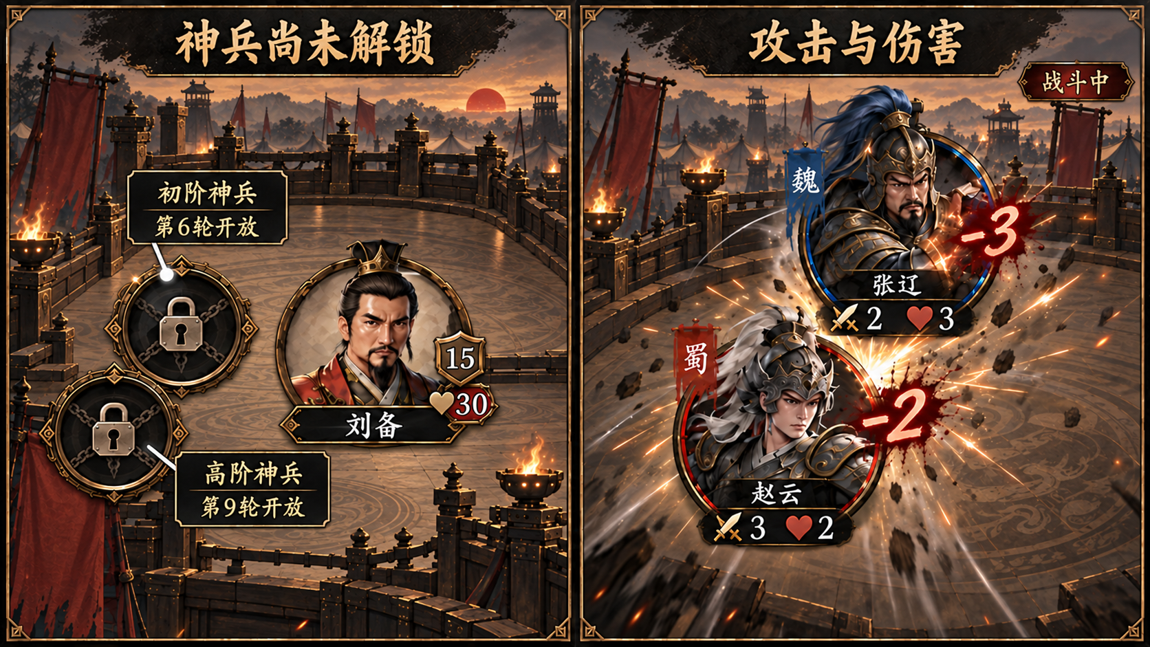 神兵锁定与攻击反馈,C乌木古铜美术图